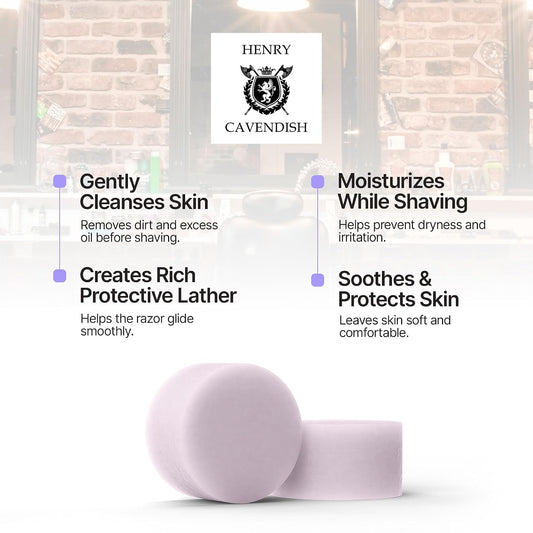 All Natural Lavender Shaving Soap