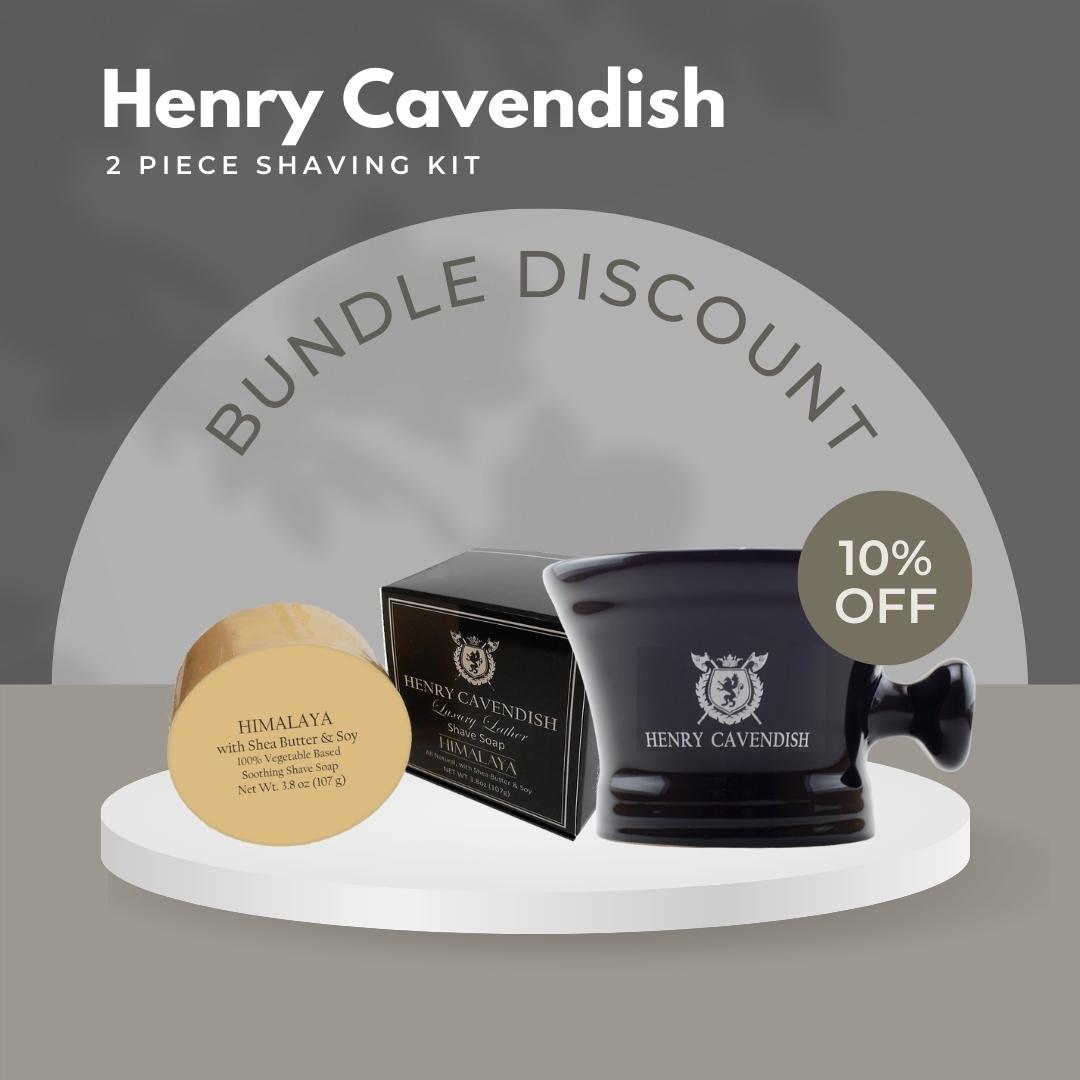 Shaving Soap and Ceramic Bowl Kit