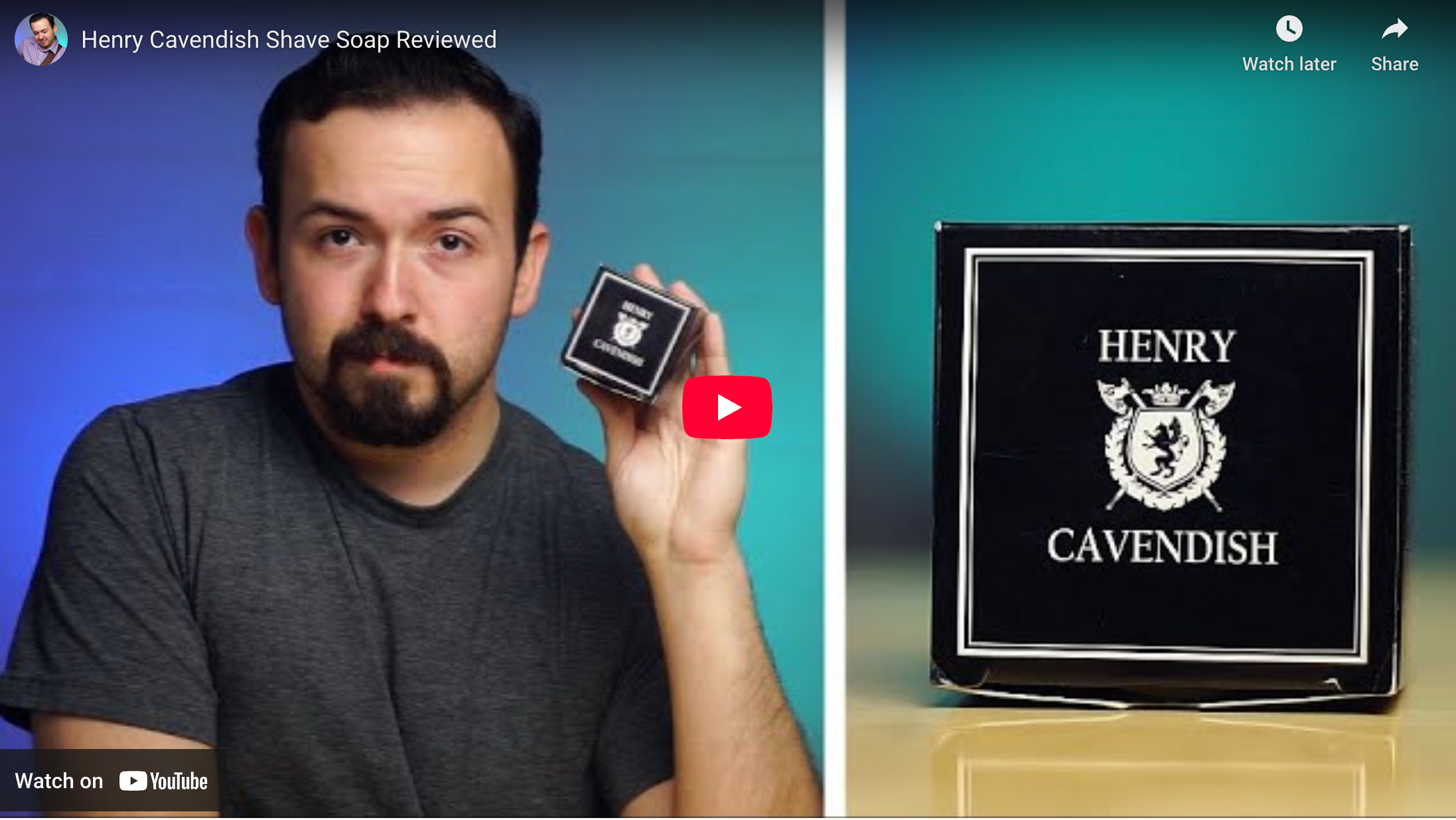 Load video: What do other people think of Henry Cavendish Mens Shave Soap?